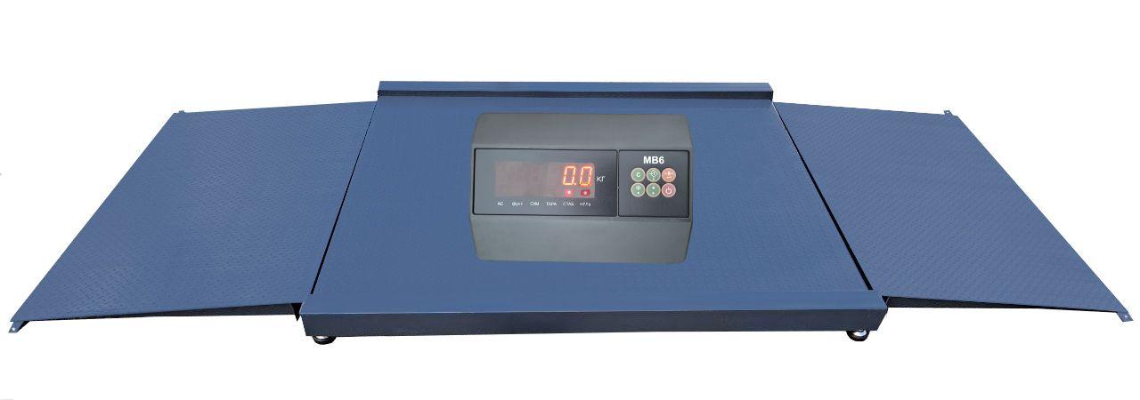 Платформні ваги 300 кг (1250х1500 мм) від Горизонт, наїзні низькопрофільні, з розбірними пандусами